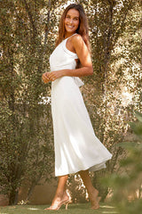 Summer Dream White Midi Dress